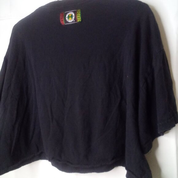 Cross Colours Tupac Shakur Shirt Women 1X Cropped T-Shirt Short Sleeve 2Pac - Picture 12 of 12